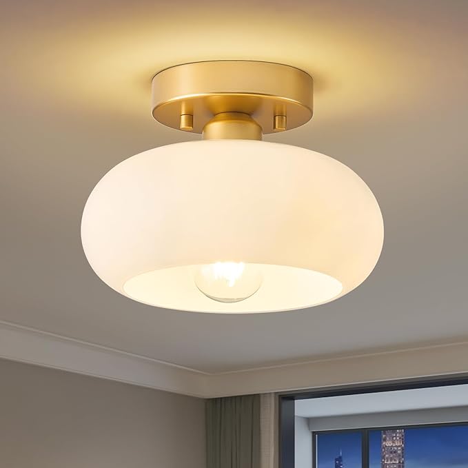Semi flush ceiling light
