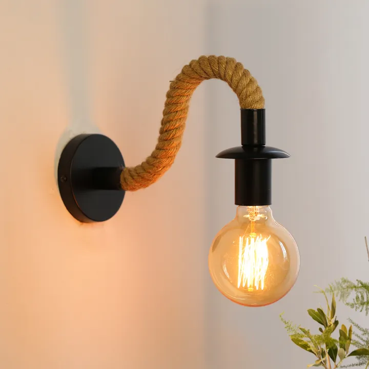 Industrial wall sconce light